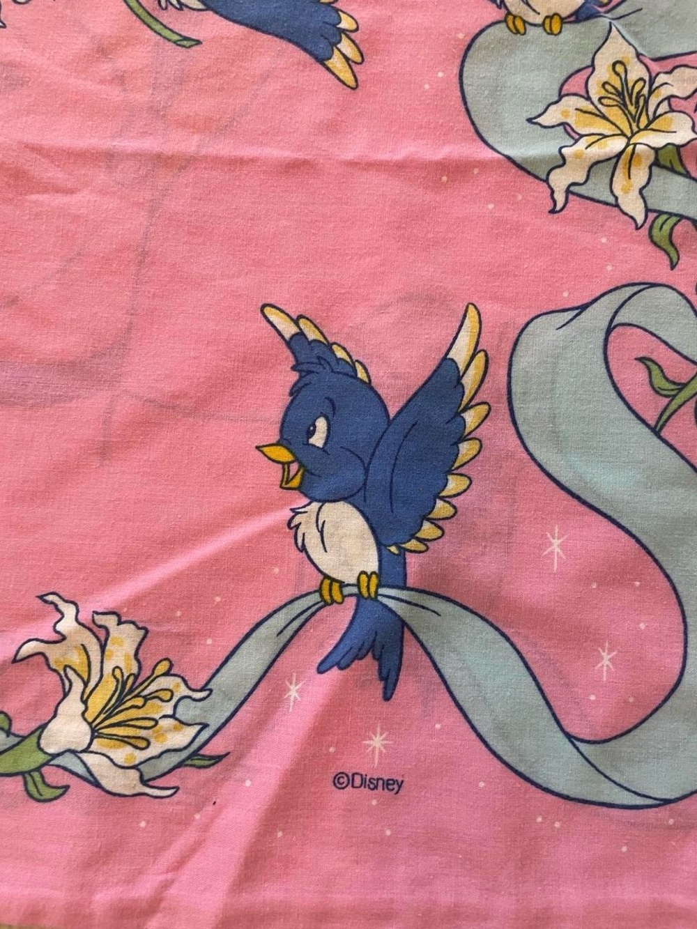 Vintage Cinderella Pink Cartoon Pillowcase Set - Picture 3 of 3